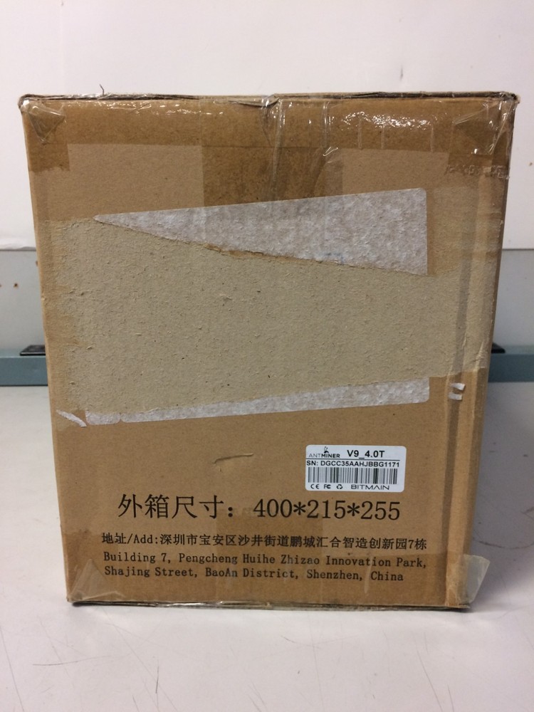 BITMAIN AntMiner V9_4.0T (without Power Supply)