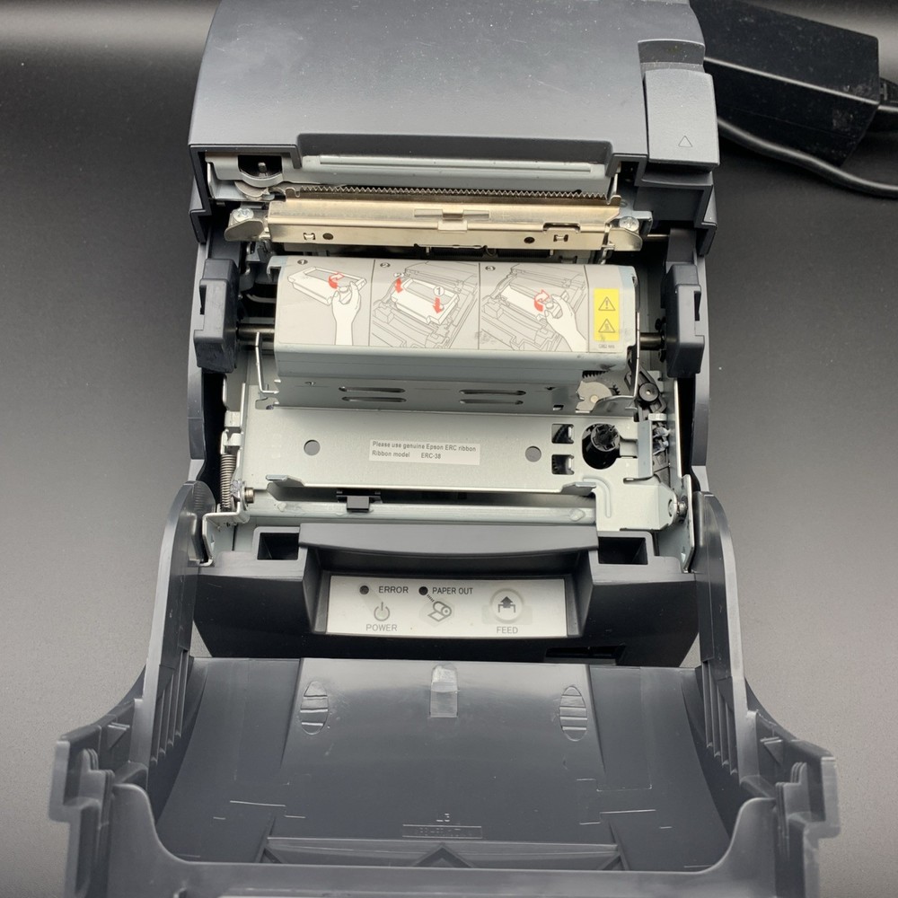 Epson TM-U220B M188B POS Printer Ethernet UB-E04 Network Tested Nice!