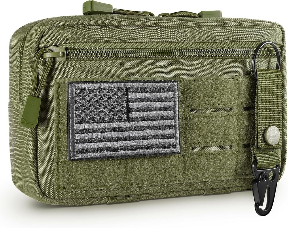 Tactical Molle Admin Pouch Utility Laser Cut EDC Tool Pouch Horizontal Modular