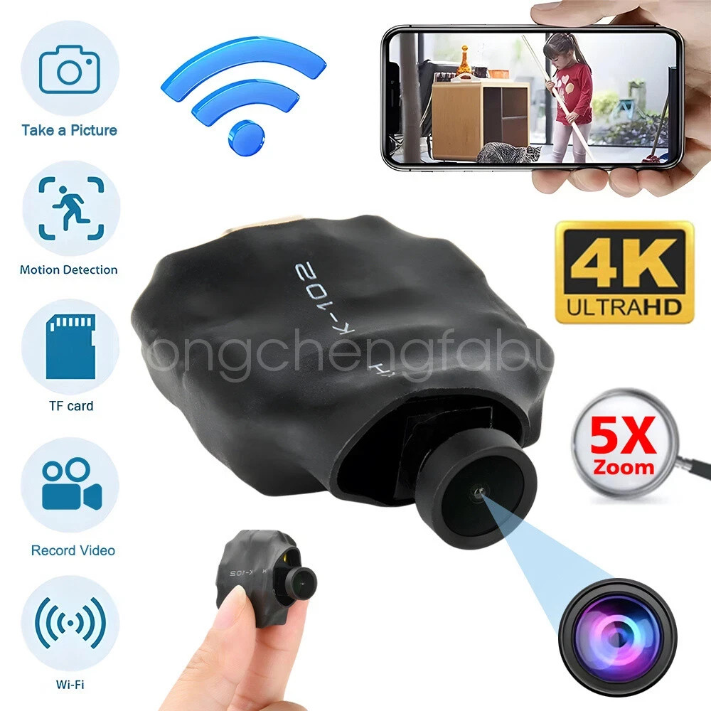 Mini Wireless Camera Wifi IP Home Security 4K HD Motion Detection Small Camera