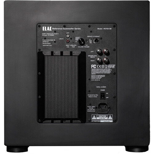 ELAC Varro Reference RS700 12" High-Performance Powered Subwoofer - Satin Black