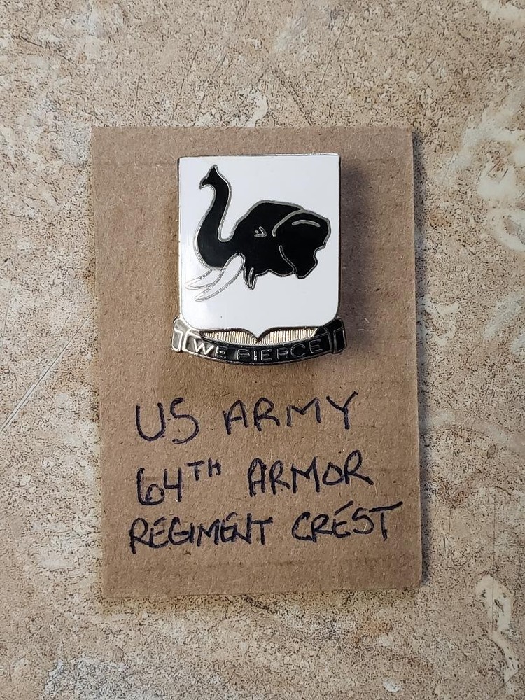 64th Armor Regiment Crest DUI