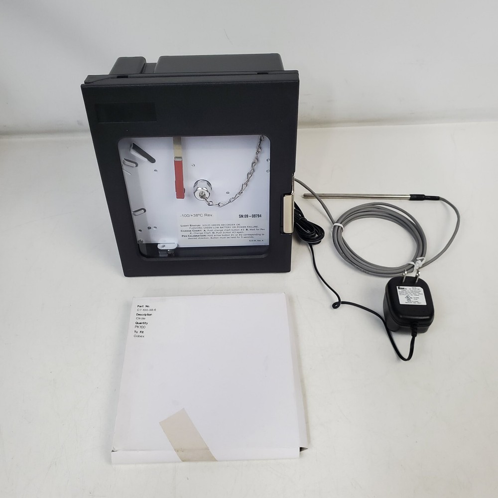 Cobex 6" Temperature Chart Recorder Single Pen Fully Cased
