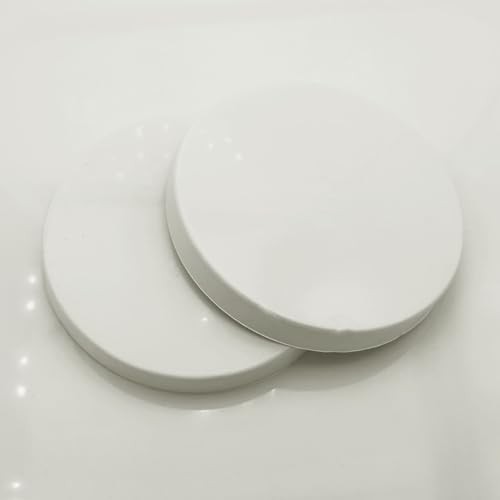5Pcs 4.5" White PVC Pipe End Cap Plug - Grade Plug Coupling for Building & DIY