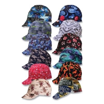 High Crown Welding Cap, Size 8, Assorted Prints, 4-Panel LAPCO C8 640024919027