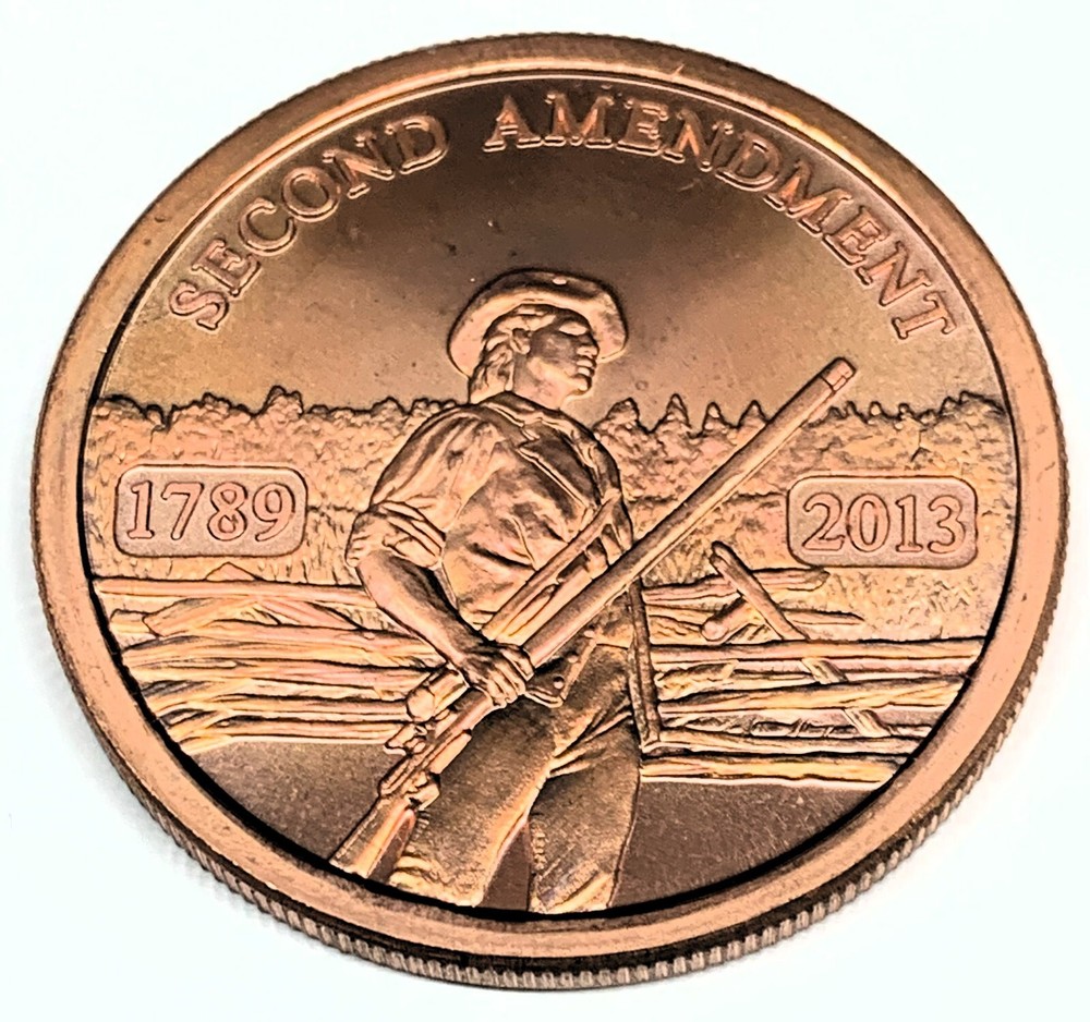 C5304       SECOND  AMENDMENT   RIGHT    COPPER    MEDAL,    2013