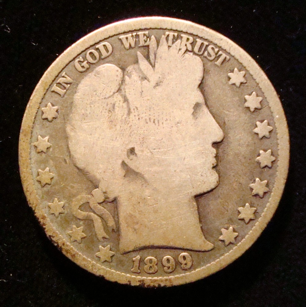 1899 Barber Half dollar