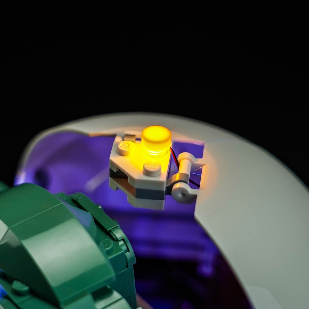 BrickBling LED Light Set for LEGO Grogu™ with Hover Pram 75403（Standard）