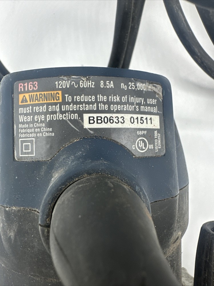 Ryobi R163 Fixed Base Router With Bit -BB0633 01511 - Used….