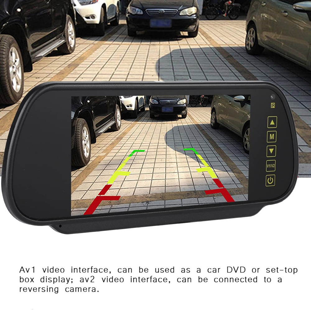 LCD Car Display,Av1 Video Interface,Av2 Video Interface,Wide Voltage Setting,Sho