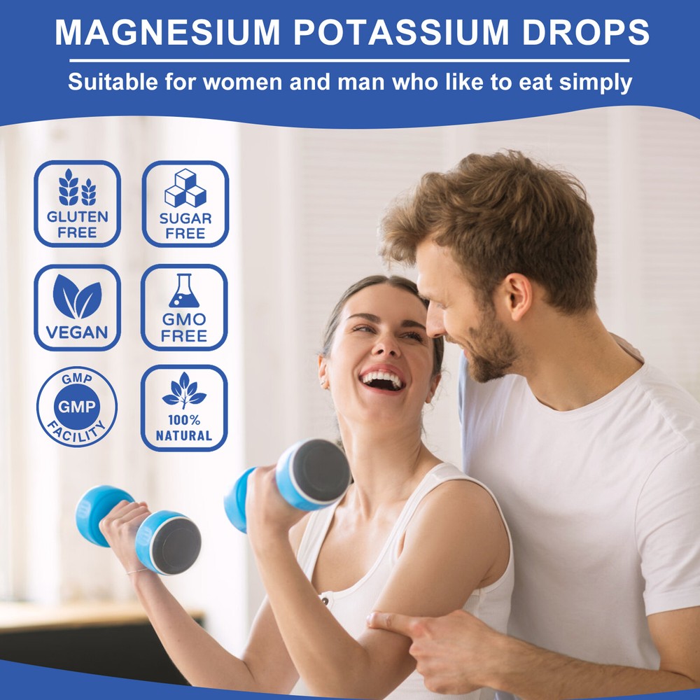 Potassium Magnesium Supplement Liquid - High Absorption Calm Magnesium Complex