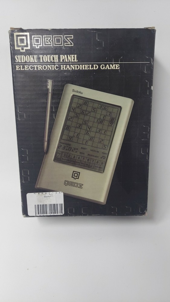 Qbos Sodoku Lcd Touch Screen Handheld Game