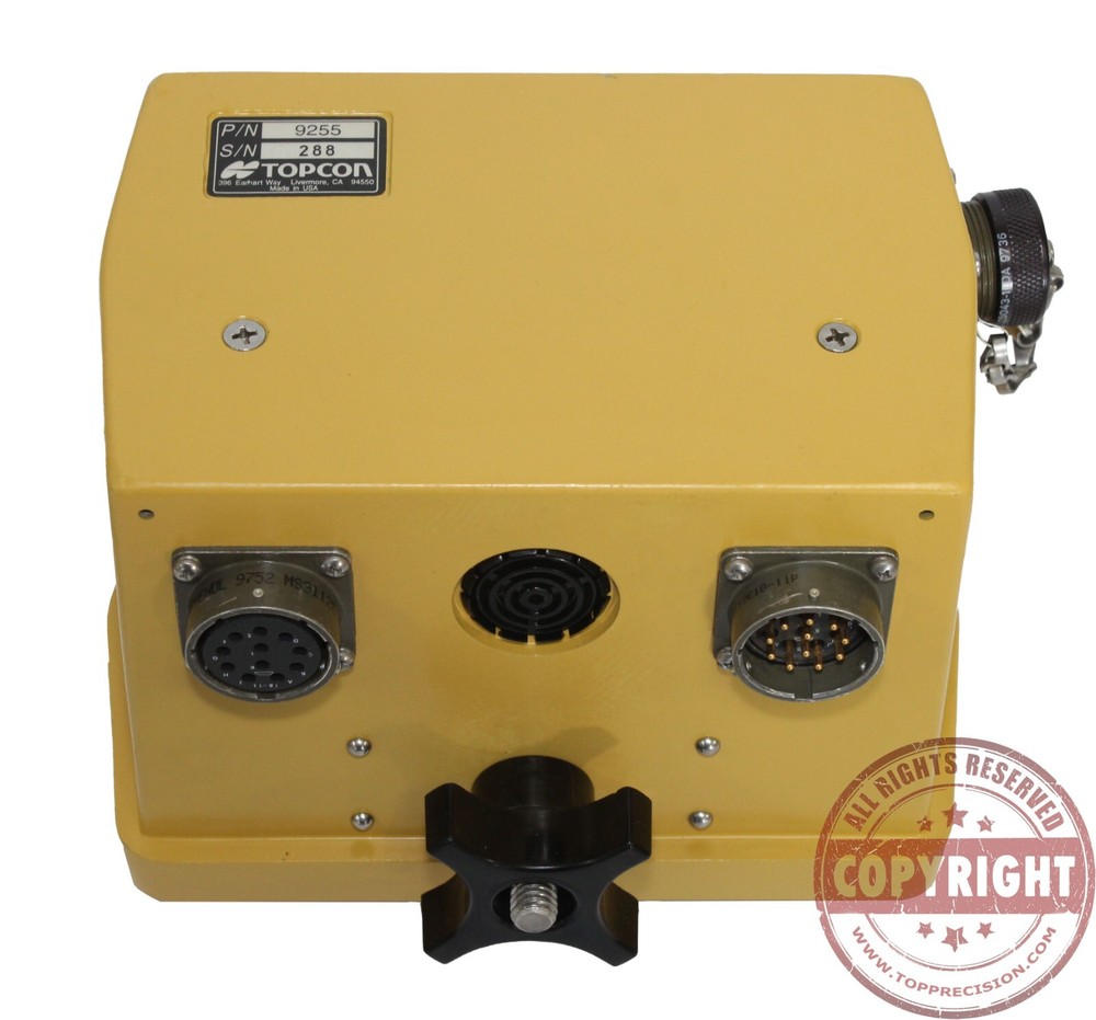 TOPCON 9255 SYSTEM FOUR MACHINE CONTROL BOX, PAVER, DOZER, SCRAPER