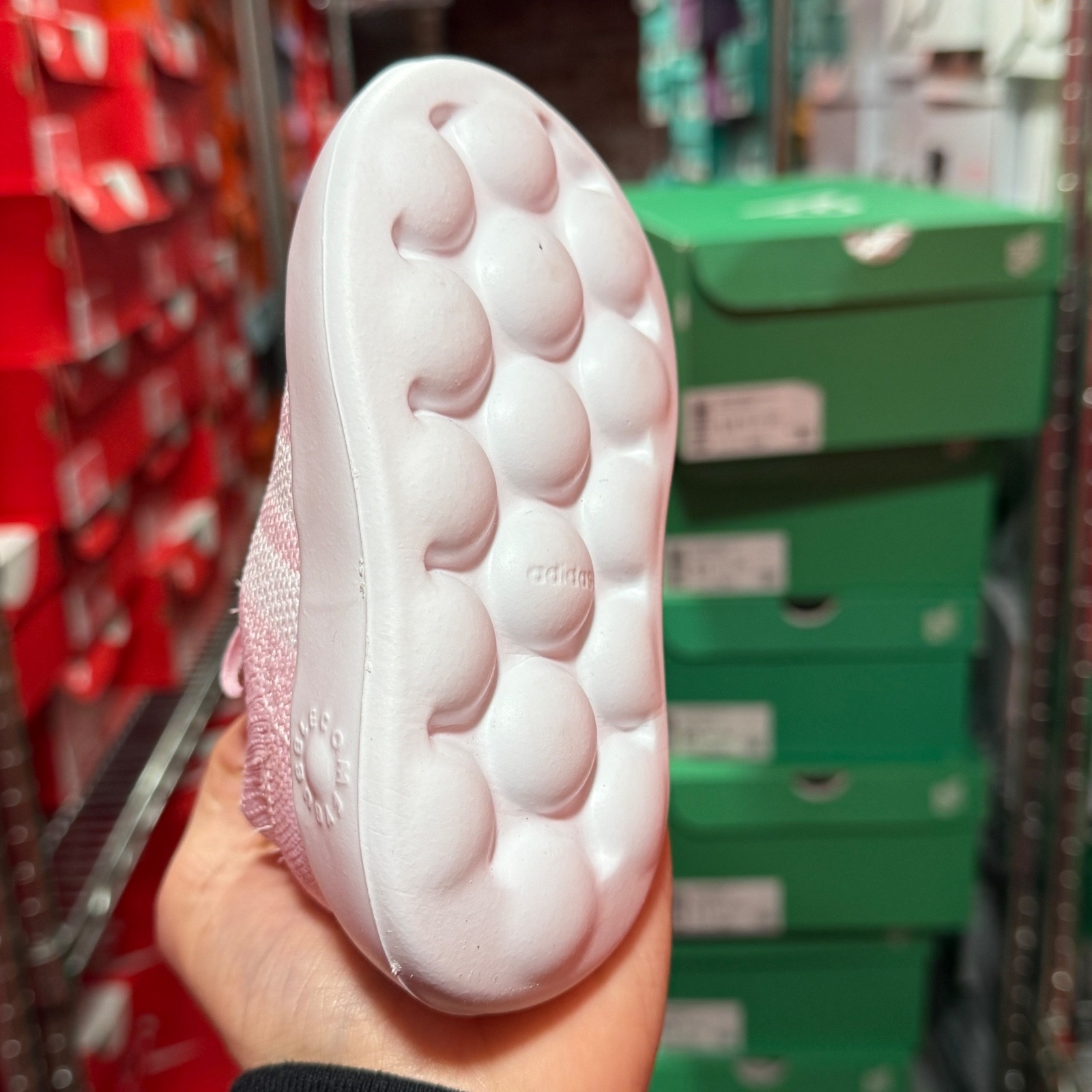 adidas Toddler Bubblecomfy Purple Slip-On Shoes JS1084