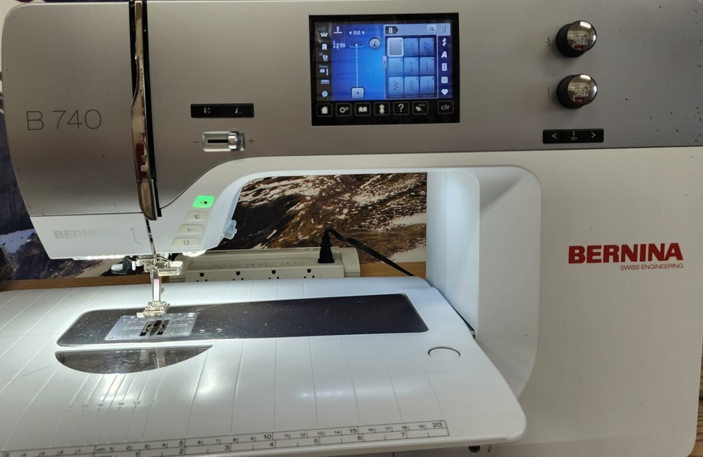 Bernina 740 Sewing Machine! Professionally Serviced!