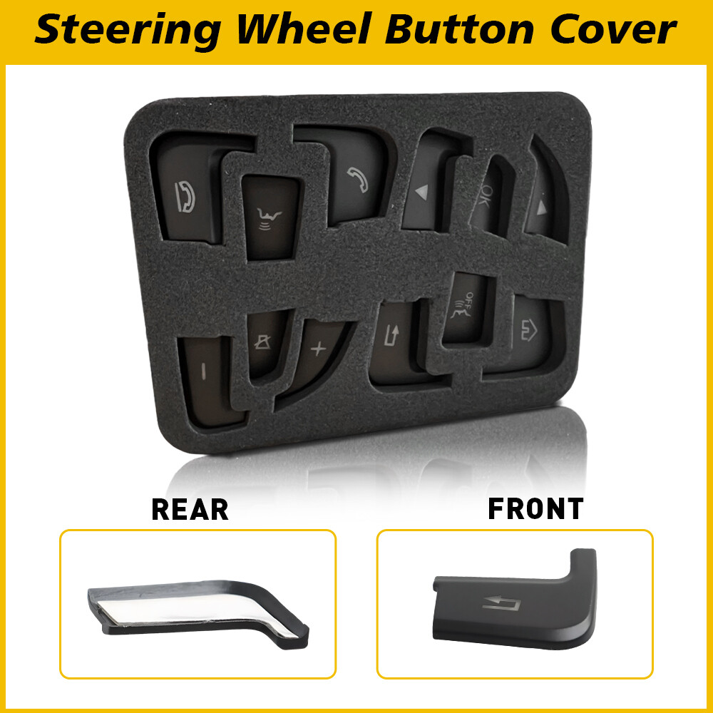 Steering Wheel Multi-Function Button Cover for Mercedes-Benz C300 2015-2017