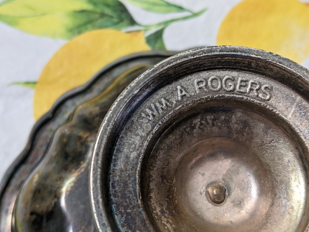 WM ROGERS CANDY DISH