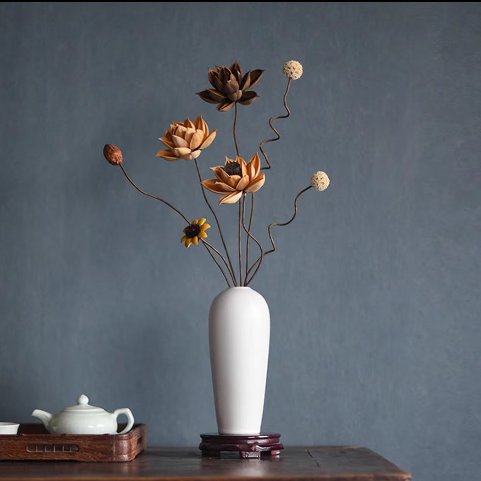 Elegant Dried Flower Arrangements - Perfect for Home Decor & Events 03