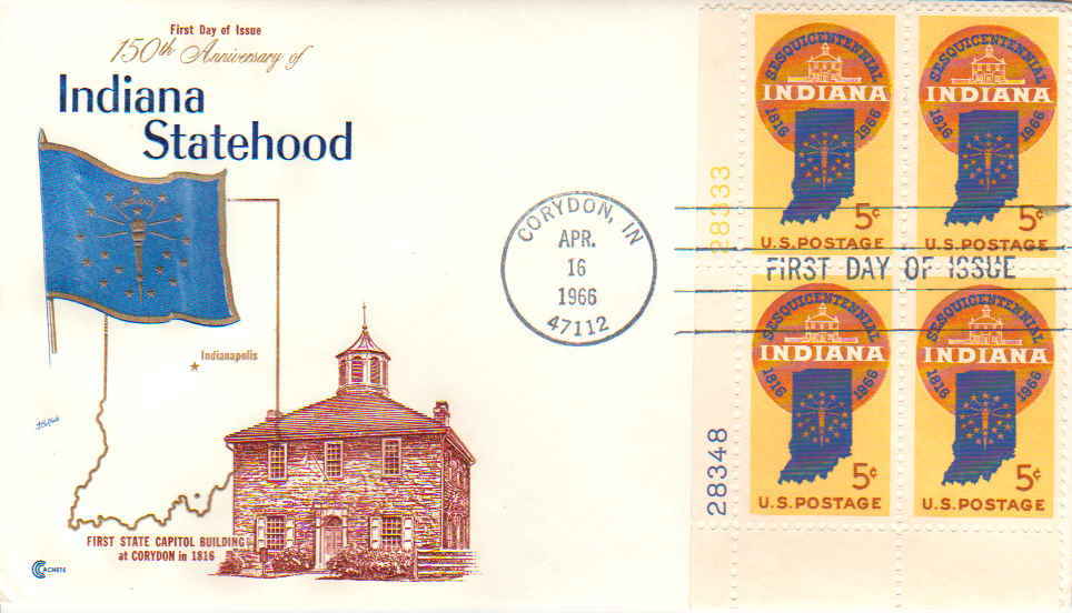 United States Scott 1308 Unaddressed..