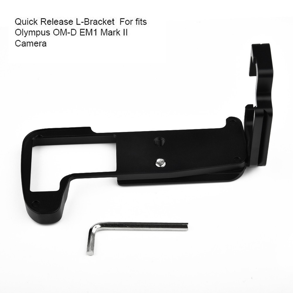 Quick Release L-bracket Camera Grip Custom For Olympus OM-D (E-M1 Mark II) for