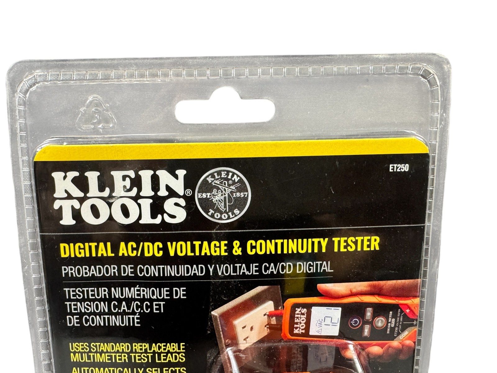 NEW Klein Tools ET250 AC/DC Voltage & Continuity Tester