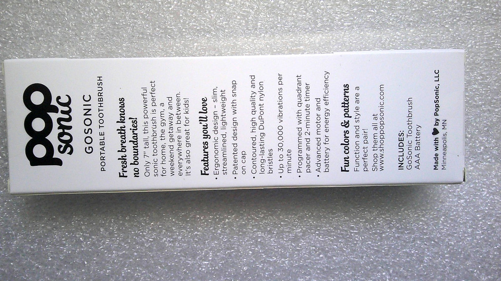 POP SONIC Portable Toothbrush