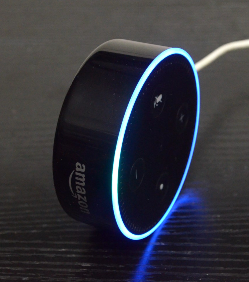 AMAZON ALEXA Echo Dot 2nd Generation-Operates-no wire included