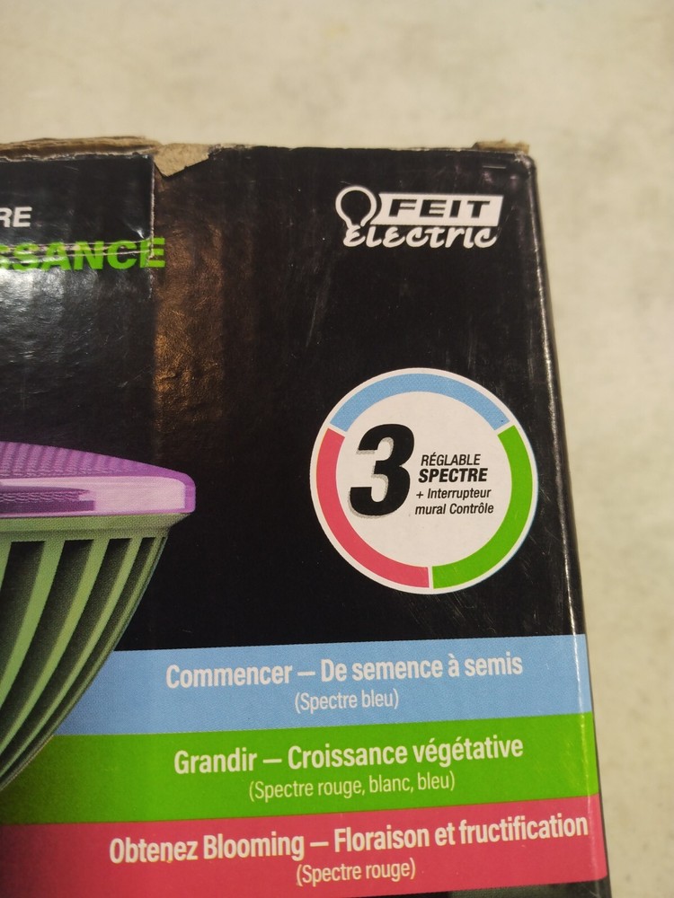 Feit Electric PAR 38 E26 (Medium) LED Grow Light Clear 1 pk