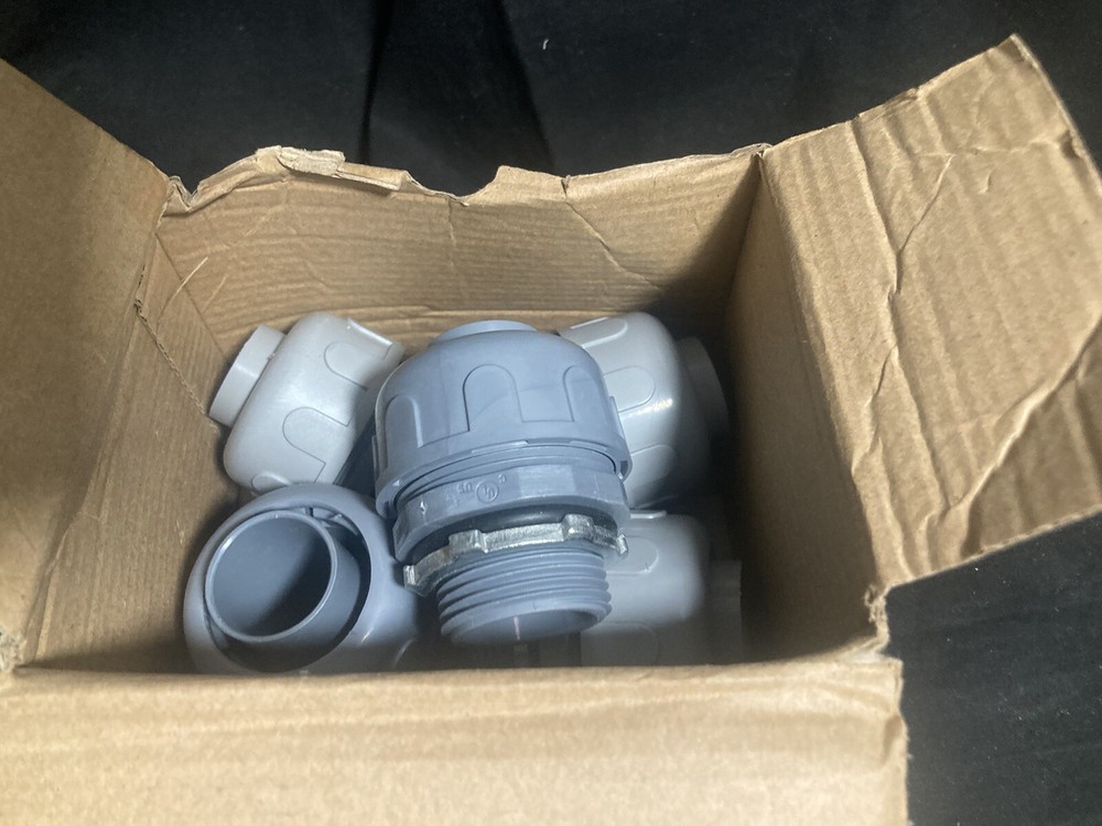 Kwikflex liquid tight non matallic straight fitting 1” LTS20 5 Pack