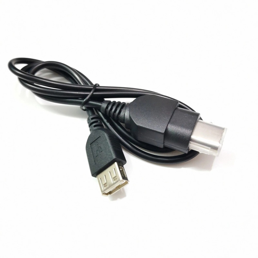 2.3ft USB Female to Xbox Controller Adapter Cable Plug & Play Converter