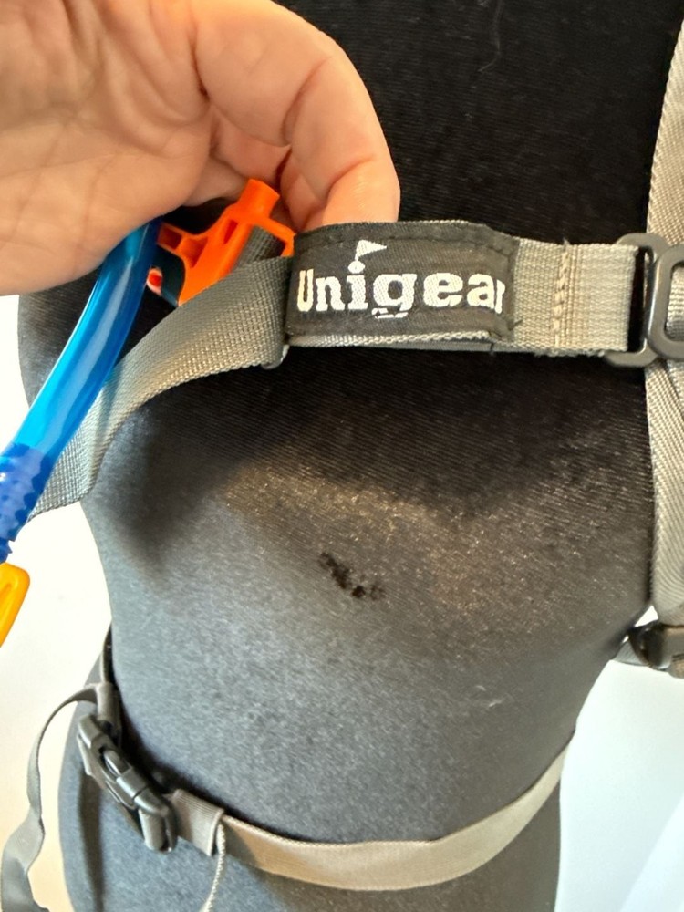 Unigear Hydration Backpack with 2L Water Bladder, Red/Grey