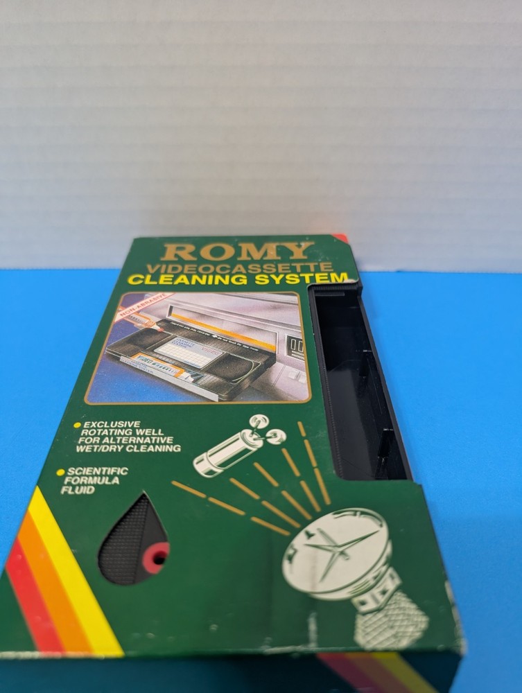 Romy Videocassette Cleaning Kit with no fluid