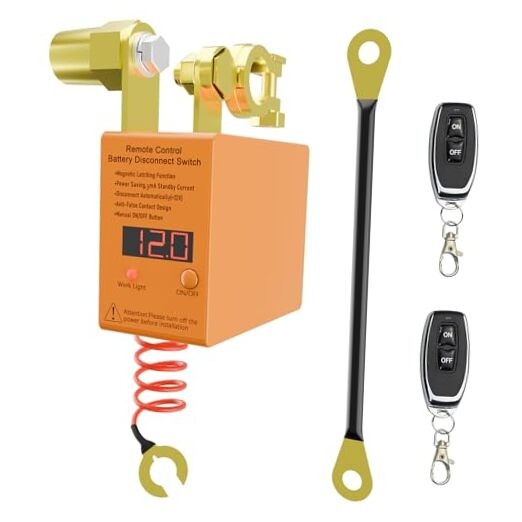 Remote Battery Disconnect Switch 12v, 240A,  Upgrade Smart Digital Display