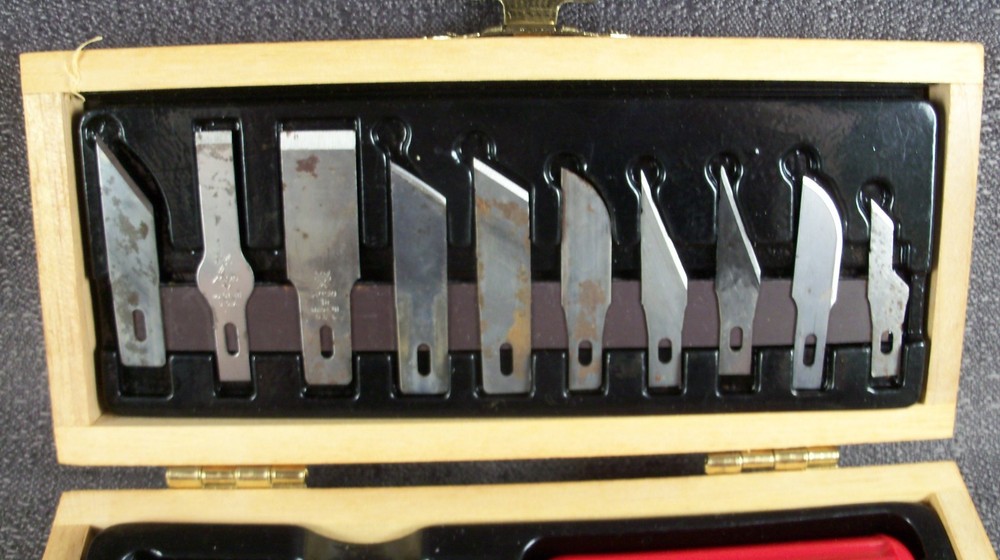 Heathkit Xacto Knife Set Hobby Tools Modeling ~ Heathkit Dovetailed Box