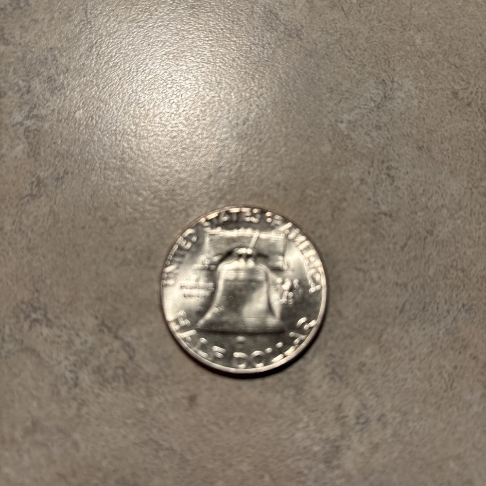 Uncirculated 1954 Philadelphia Mint Silver Franklin Half