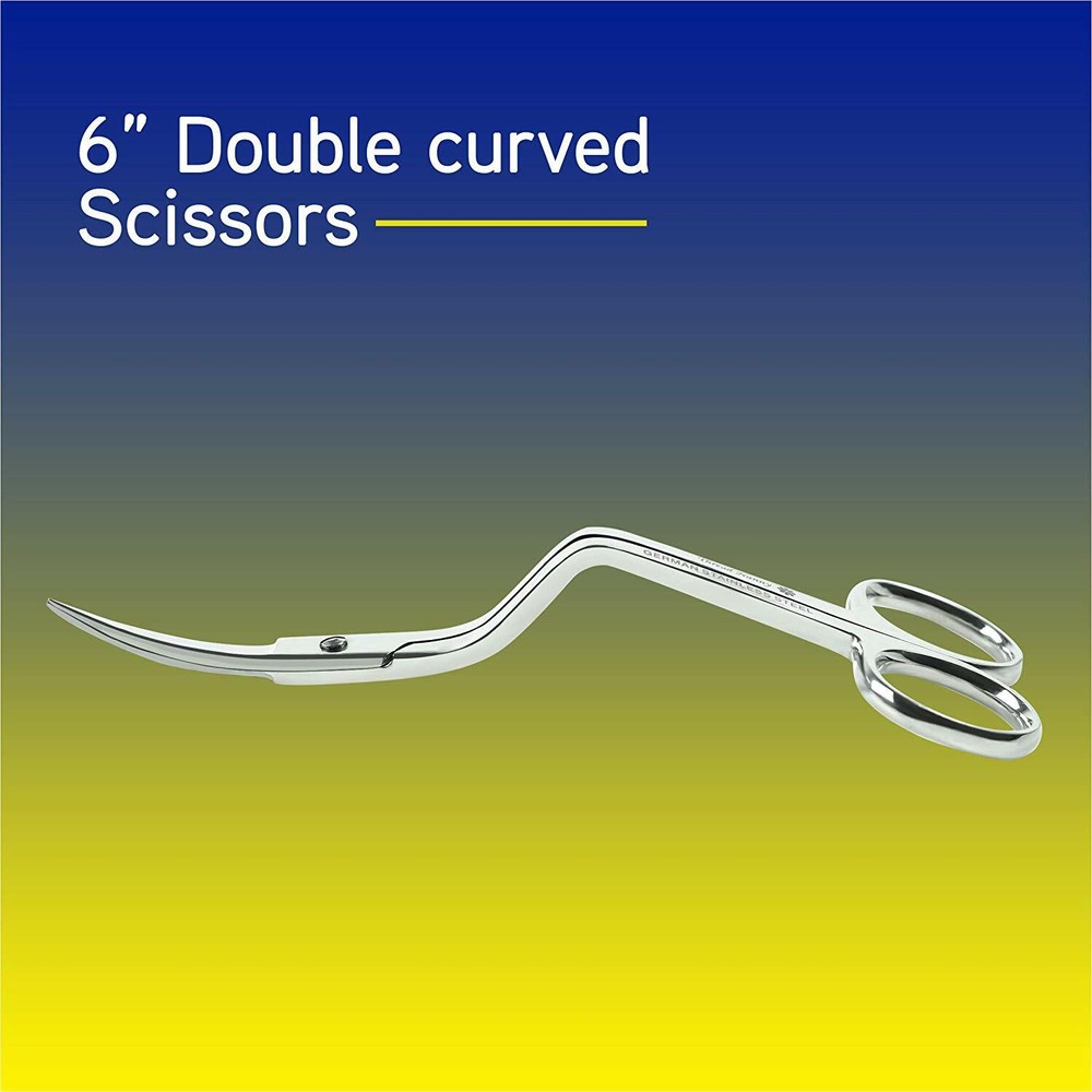 6 Inch Double-Curved Machine Embroidery Scissors