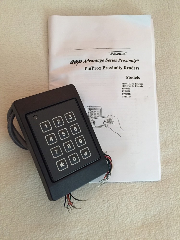 Indala FP5061M+ Keypad Proximity Reader Control Panel - Used