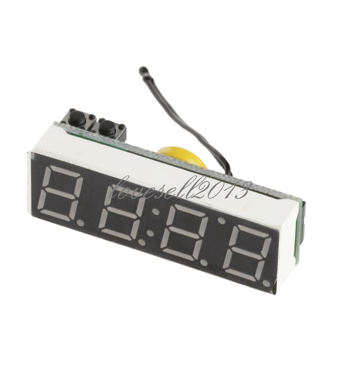 3 in 1 LED DS3231SN Digital Clock Temperature Voltage Module DIY Electronic Blue
