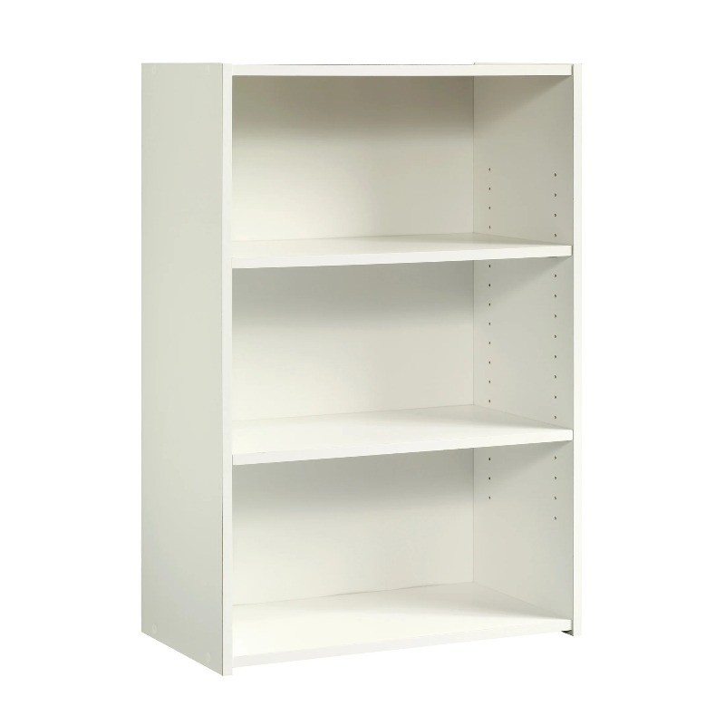 Sauder Beginnings 3-Shelf Bookcase, Soft White Finish