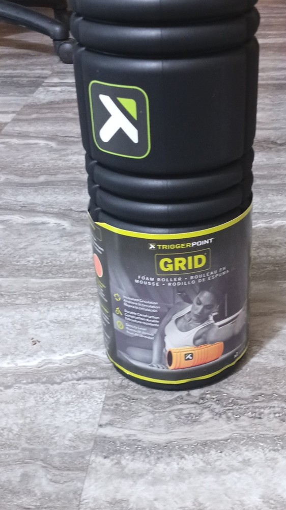 Trigger Point GRID Massage Grid Hollow Foam Roller Durable Construction Black