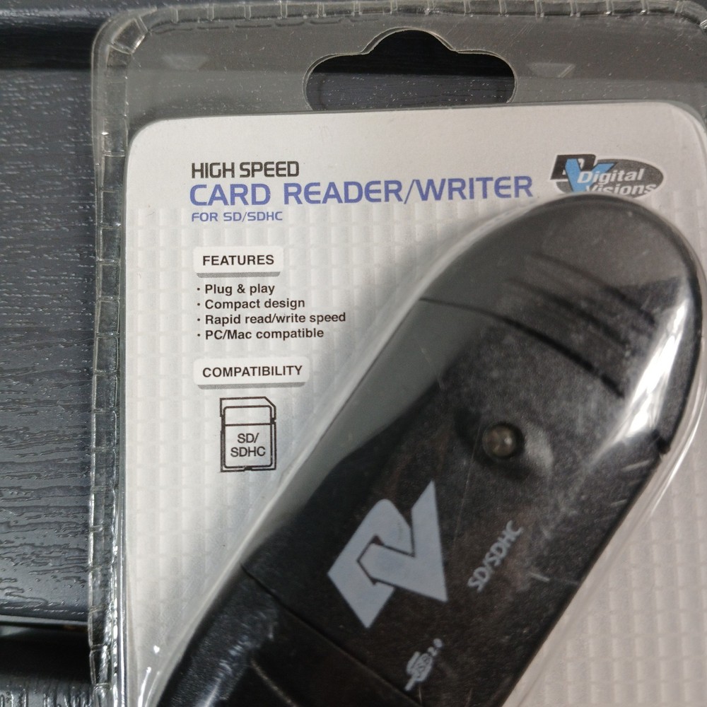 Digital Visions Secure SD Card Reader Writer USB High Speed For PC/Mac New ZA