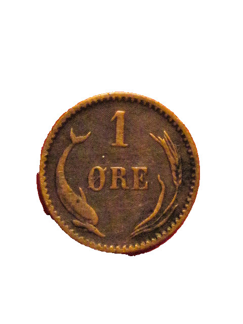 1894 1 Ore coin - Denmark KM# 792.2