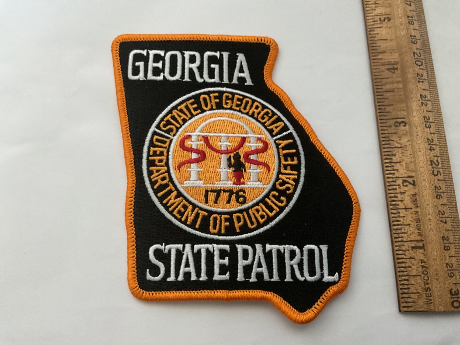 Georgia State Patrol  collectable patch new full size, tracking and insured