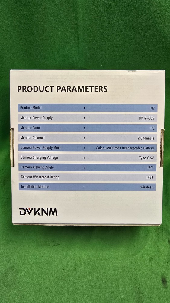 DVKNM M7 1Min Backup Camera NEW (E5)
