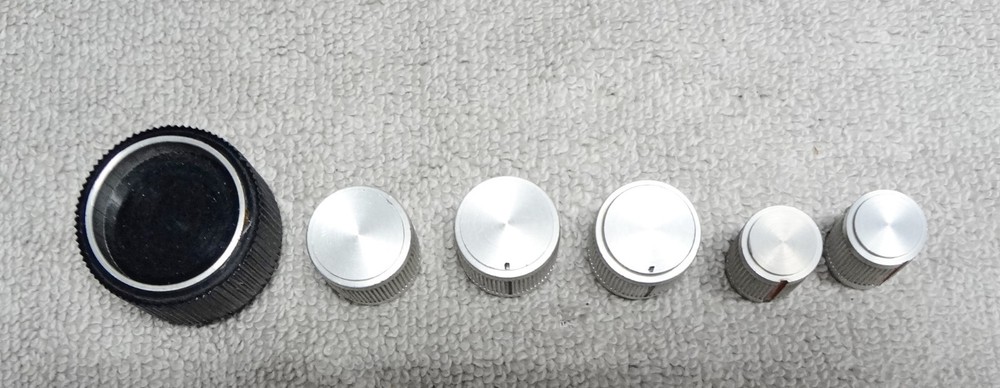 Mostly Original Knobs from a Lafayette HB-222 23-Channel CB Transceiver