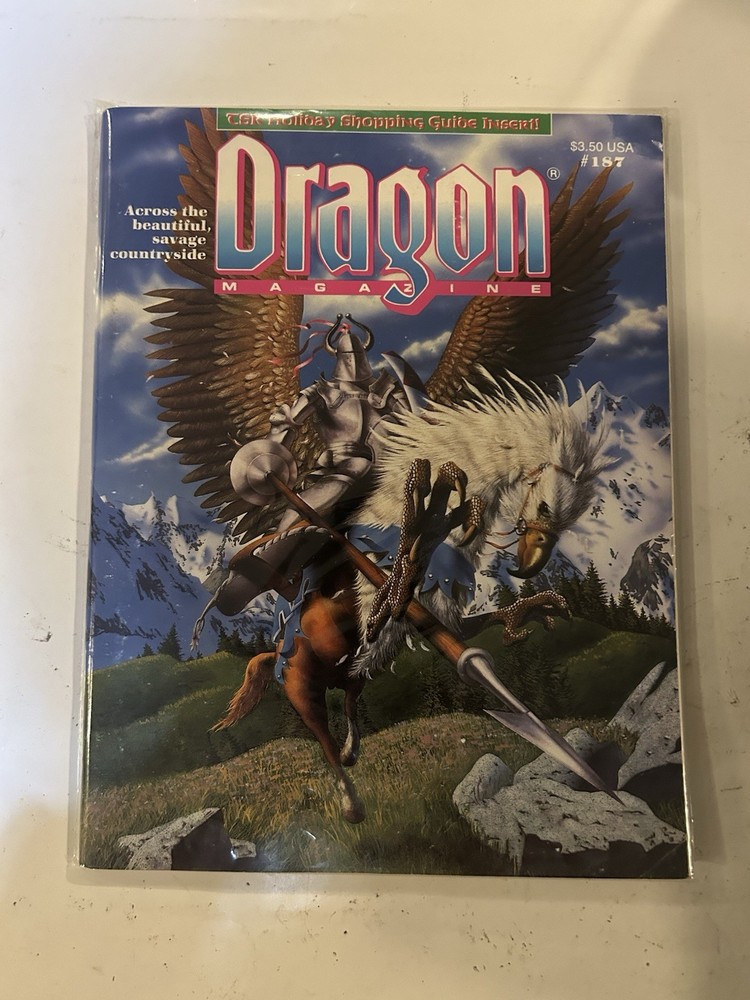TSR: Dragon Magazine: Issue #187
