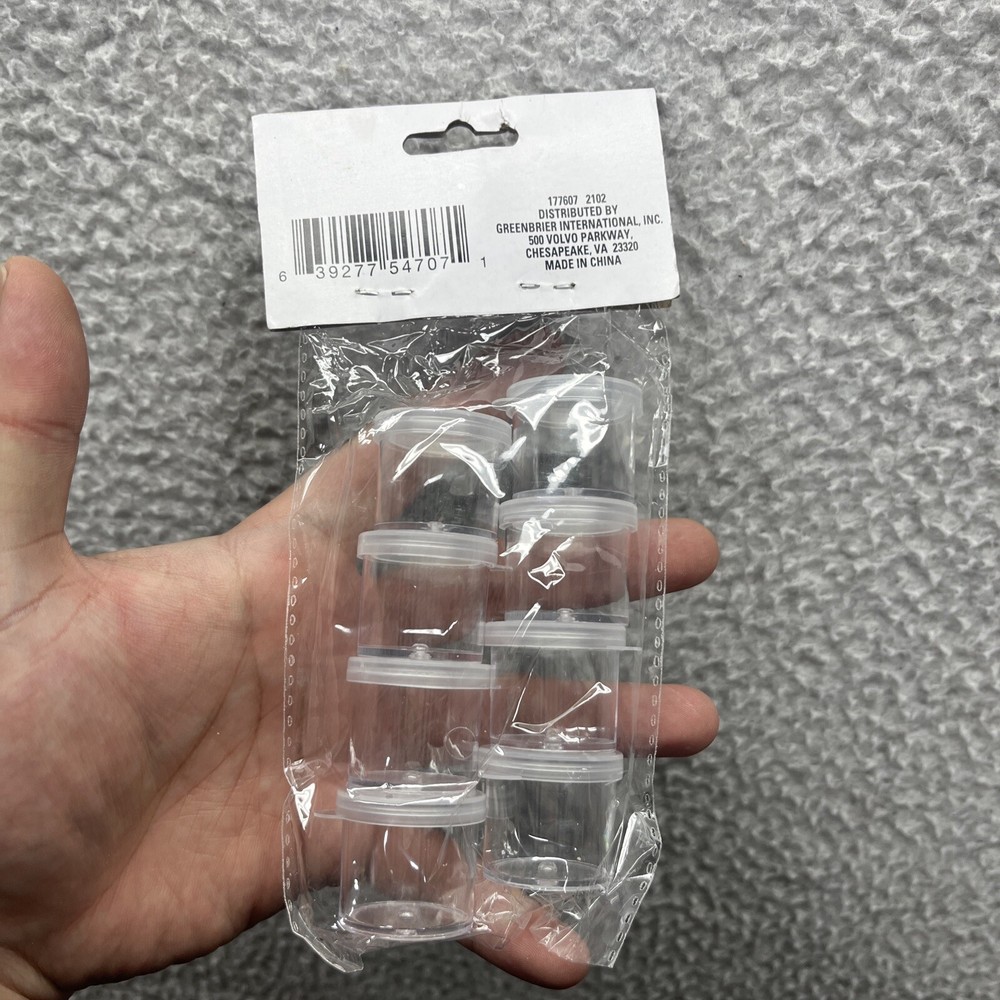 Crafter’s Square 8pc Mini Storage Containers Snap Lid Plastic ideal for examples