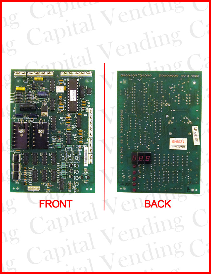 Dilling Harris Vending Machine Control Board - 3 Segment Display MaxVend II