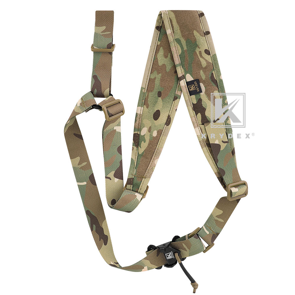 KRYDEX Tactical Sling Strap Modular Slingster Pull Tab Single Point Quick Adjust