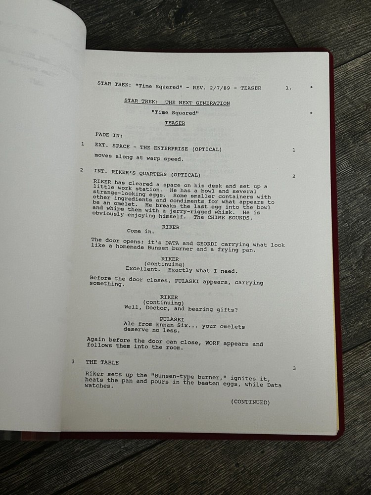STAR TREK Script The Next Generation Time Squared Revised Final Draft